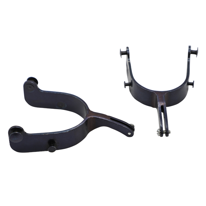 Barstow 5° Bareback Spurs - Turned Down
