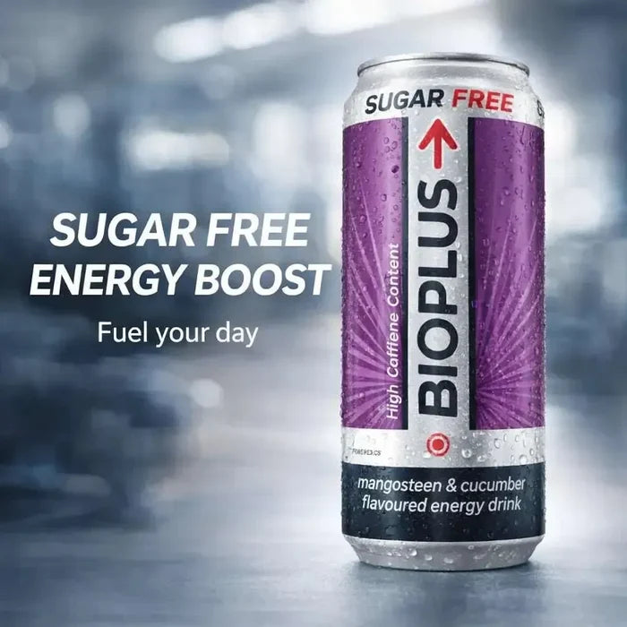 Bioplus - Sugar-free Mangosteen & Cucumber Energy Drink - 440ml * Facebook Ad