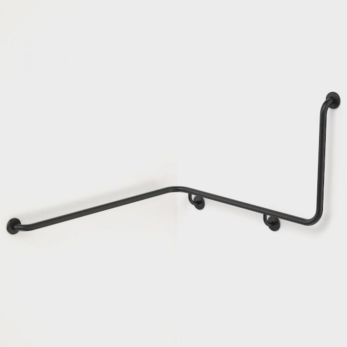 Caroma Care Support 687468B 90 Degree Angled Grab Rail 1100x1030 Left Hand