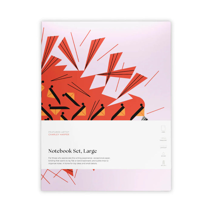 Charley Harper Large Notebook Set | Pomegranate