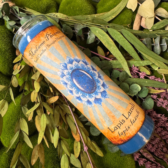 Crystal Magic Lapis Lazuli Candle