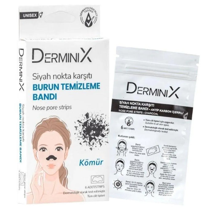 DERMINIX Blackhead Nose Cleaning Strip Charcoal Derminix