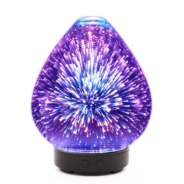 Fireworks Ultrasonic 3D Aromatherapy Diffuser -100ml (EDF-16)-1CT - REGEN THE BODY