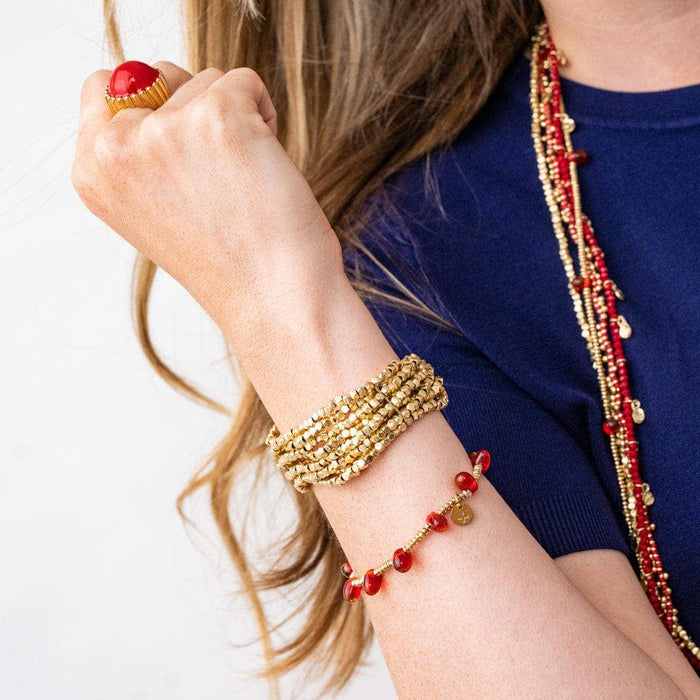 Gold Bead Bracelet - Olita Gifts & Goods