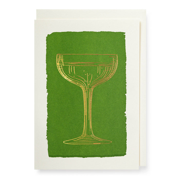 Gold Champagne Notelet Card | Archivist Gallery