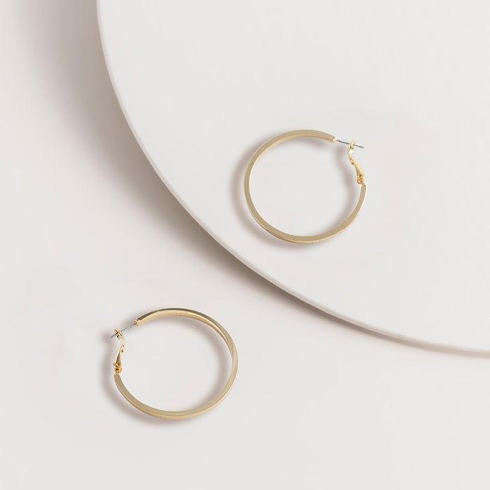 Gold Hoop Earrings