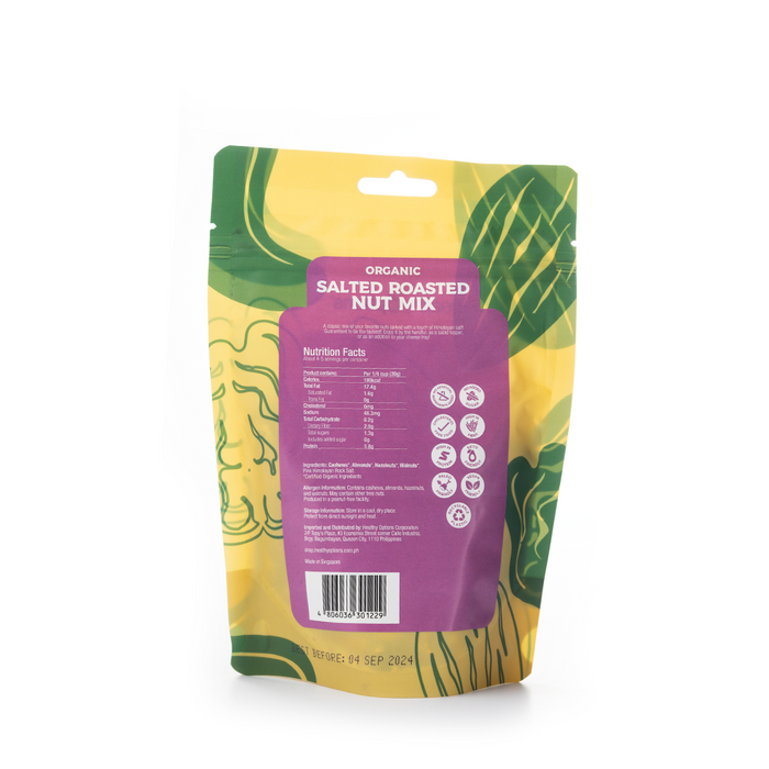 Healthy Options Organic Salted Roasted Nut Mix 142g
