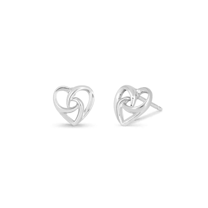 Heart Stud Earrings