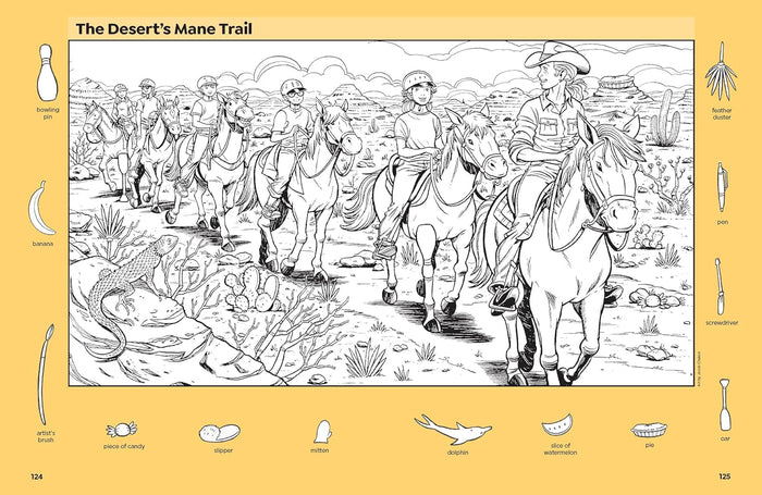 Hidden Pictures Horse Puzzles