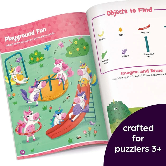 Highlights Unicorn Hidden Pictures Puffy Sticker Playscenes