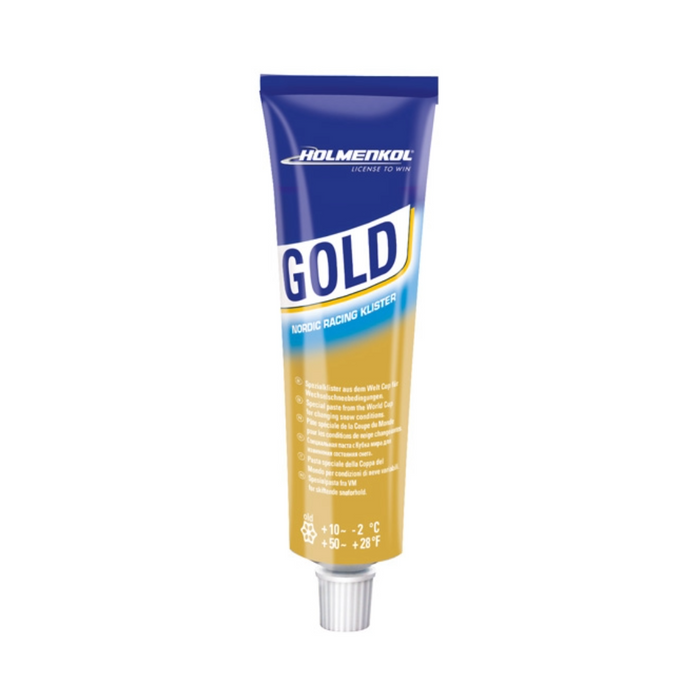 A product picture of the Holmenkol Klister Gold (10C/-2C) | 60ml