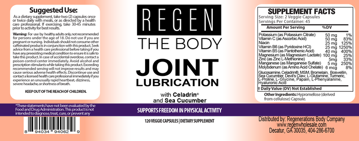 JOINT LUBRICATION