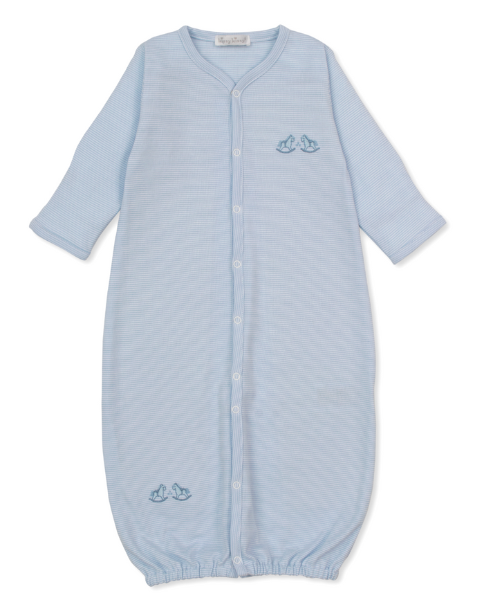 Kissy Kissy Convertible Gown in Light Blue Gingham Rockers