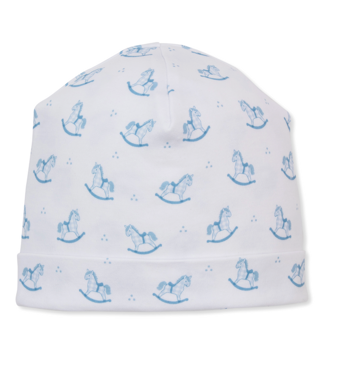 Kissy Kissy Hat in Light Blue Gingham Rockers
