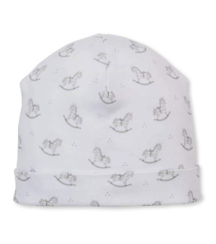 Kissy Kissy Hat in Silver Gingham Rockers