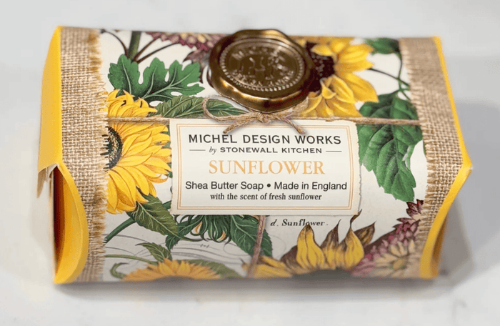Michel Design Works Sunflower Large Bath Soap Bar