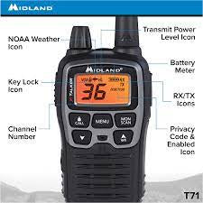 Midland T71 VP3 Two Way Radio (Pair)