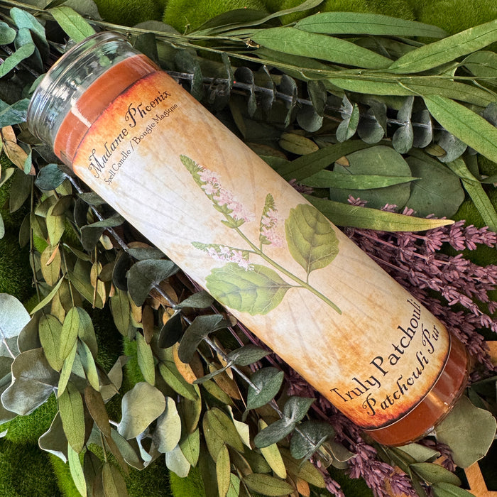 Patchouli Love & Prosperity All Natural Herbal Blessing Candle