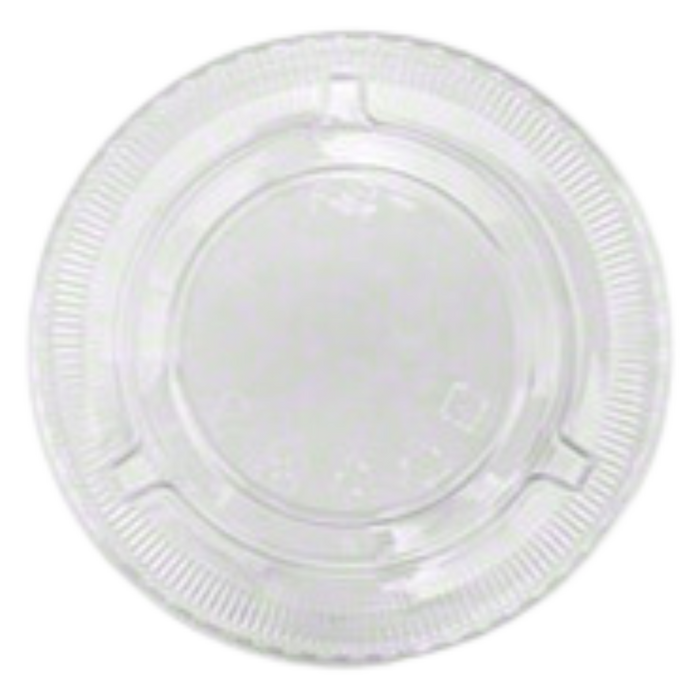 Pet Flat Lid for 4 oz Paper Soup Containers