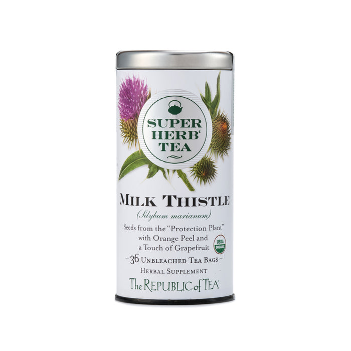 Republic Of Tea Organic Milk Thistle 36 Tea Bags