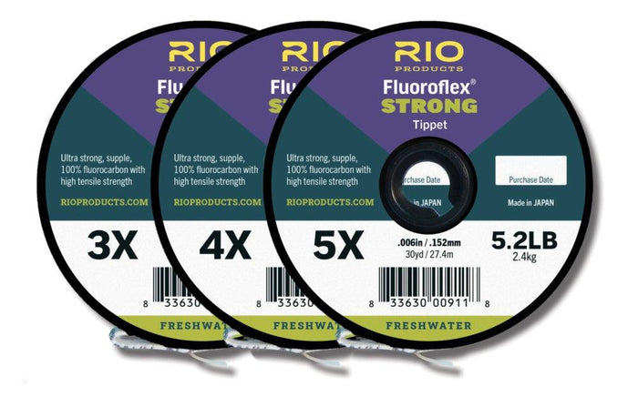 Rio Fluoroflex Strong Tippet 30 Yds 3-Pack