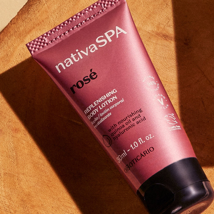 Rosé Replenishing Travel - Size Lotion - O Boticário US - Macy's - Mini Lotion