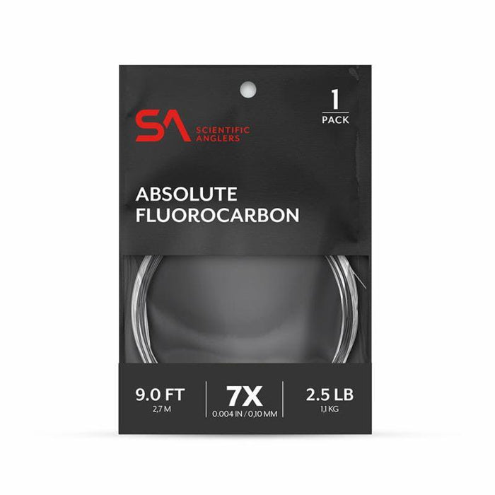 Scientific Anglers Absolute Fluorocarbon Leader 9-12ft