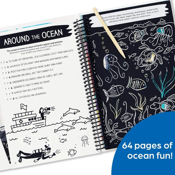 Scratch-Off Hidden Pictures Mysterious Ocean Puzzles