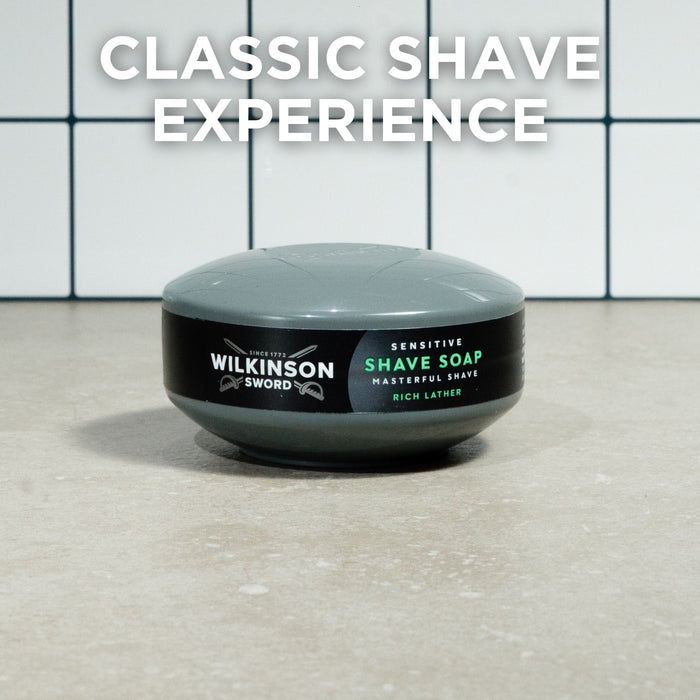 Sensitive shave soap from Wilkinson Sword's Masterful Shave range