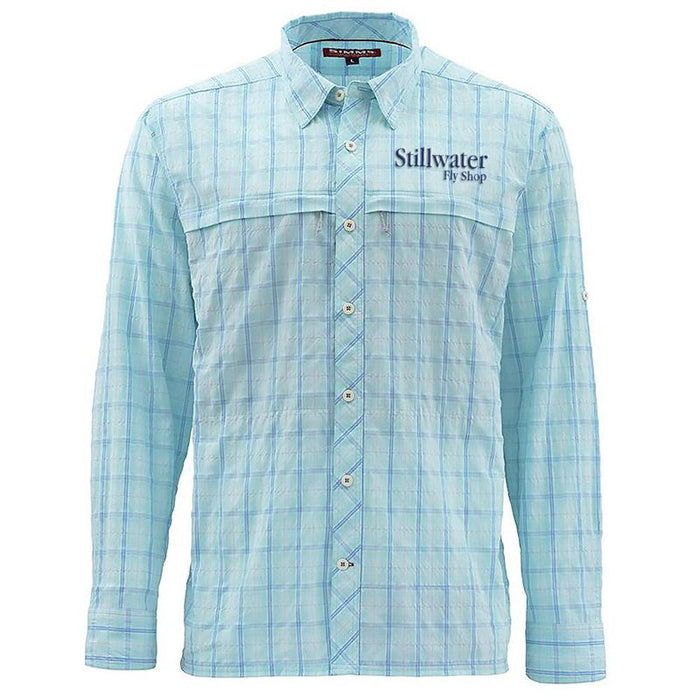 Simms Men's Stone Cold L/S Shirt SFS Logo