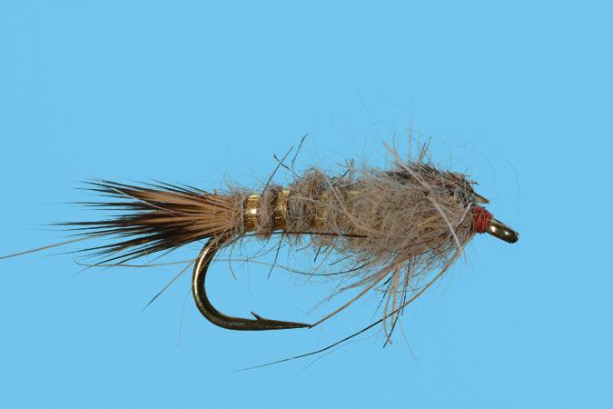 Solitude Hare's Ear Nymph - Natural (N070nt) 6-Pack