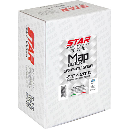 A product picture of the STAR MAP Black - Fluoro-Free Graphite Base Paraffin (-5C/-20C)
