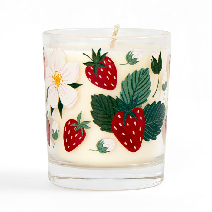 Strawberry Patch Scented Soy Hand - Poured Candle - Olita Gifts & Goods