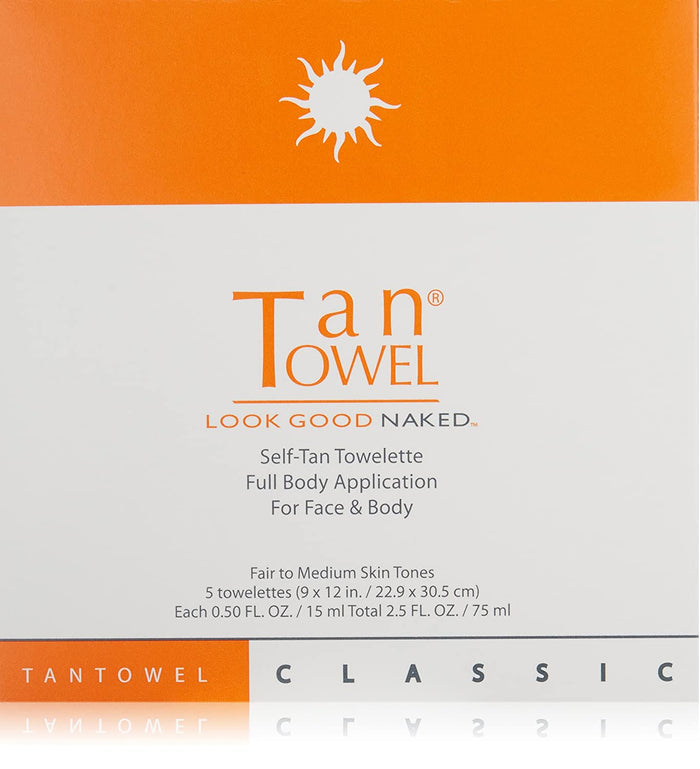 Tan Towel Tan Towel Full Body Classic 5 Pack 15ml each