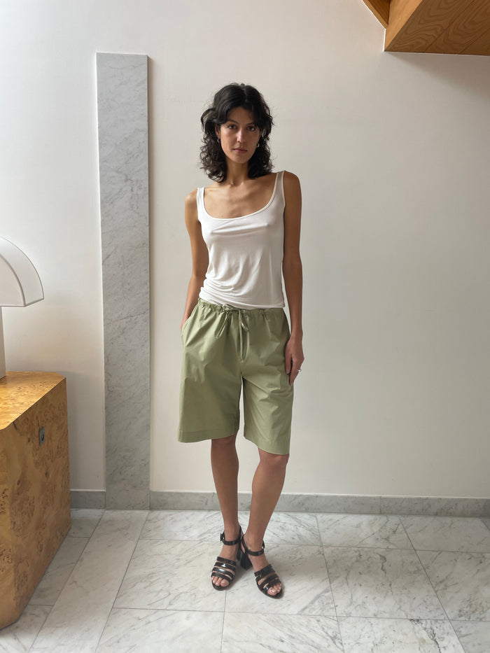 Tank Top, Brilliant White BAMBOU ROGER KWONG