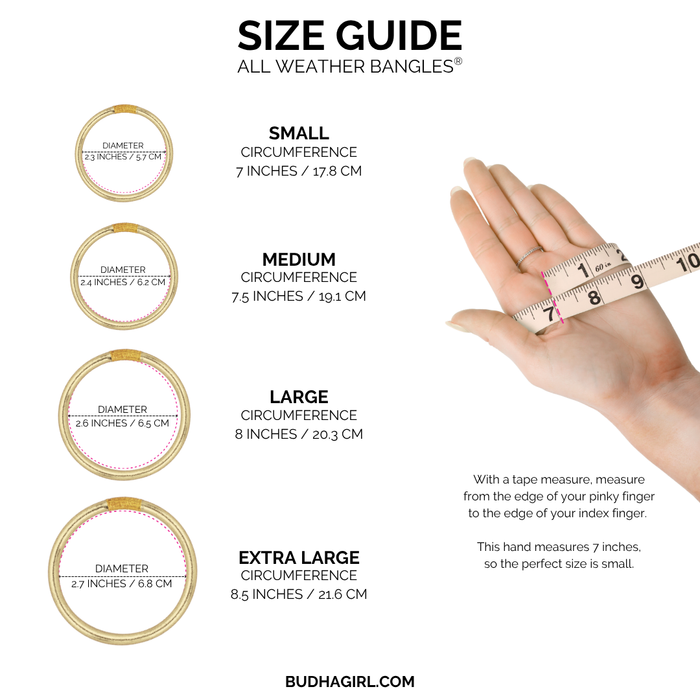 a hand measuring size of rings