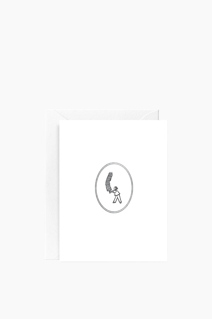 Tiny Cake Delivery Birthday Card