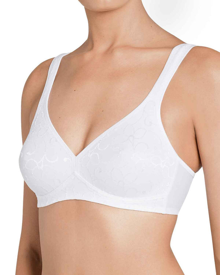 Triumph Elegant Cotton Bra - White