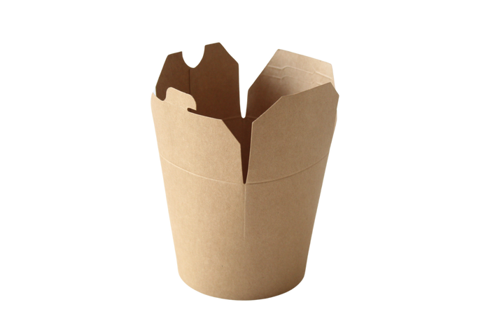 16 oz Round Kraft Noodle Box