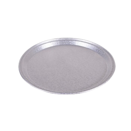 18" Round Embossed Foil Catering Tray