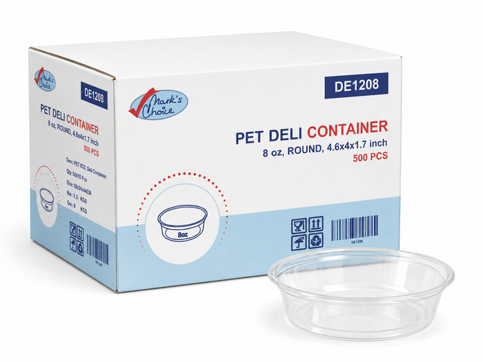 8 oz PET Deli Container