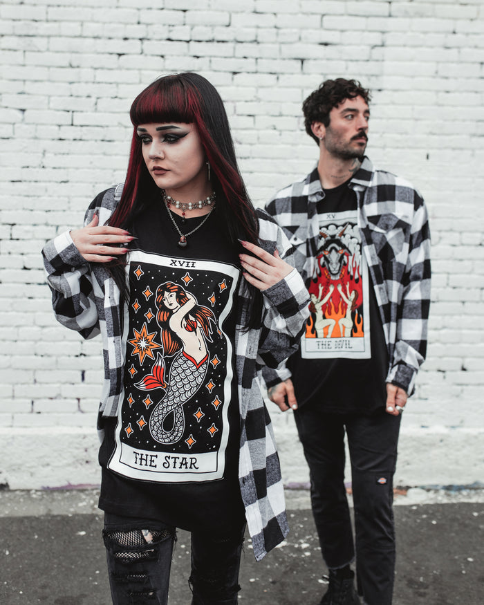 American Traditional Star Tarot Tee