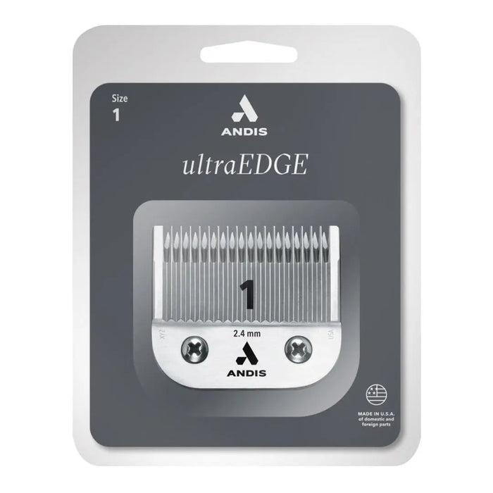 Andis 64070 UltraEdge Detachable Clipper Blade – Size 1, Carbon-Infused Steel - BUYBARBER.COM
