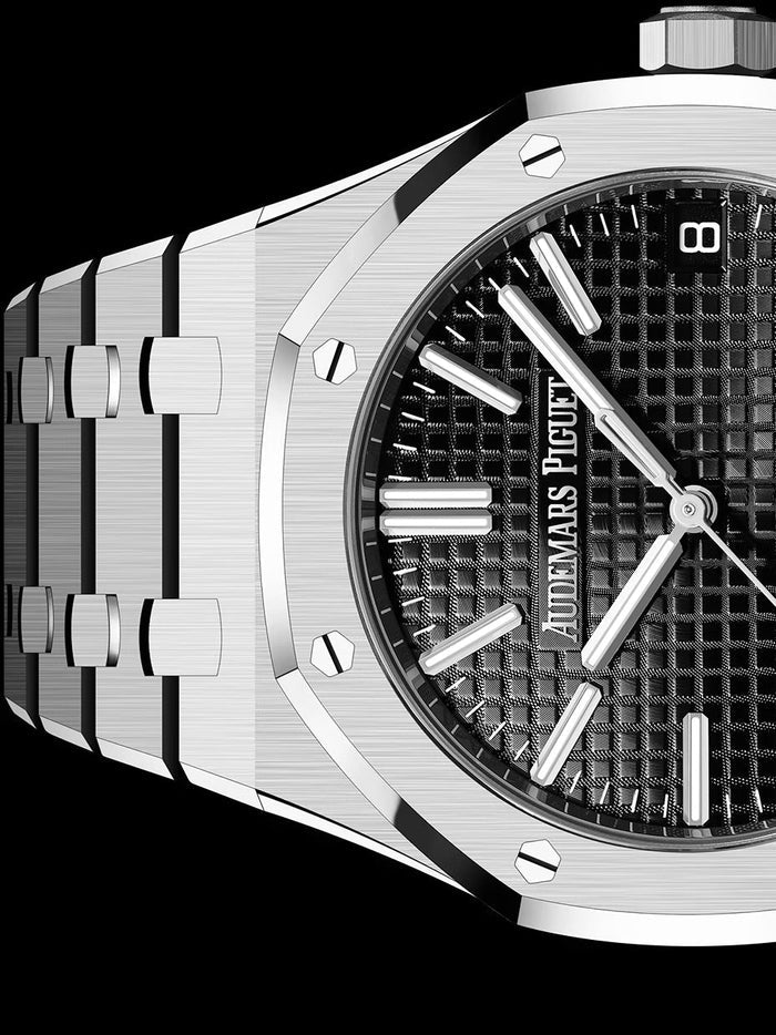 AP Branded Watch for Men's - Golden Silver