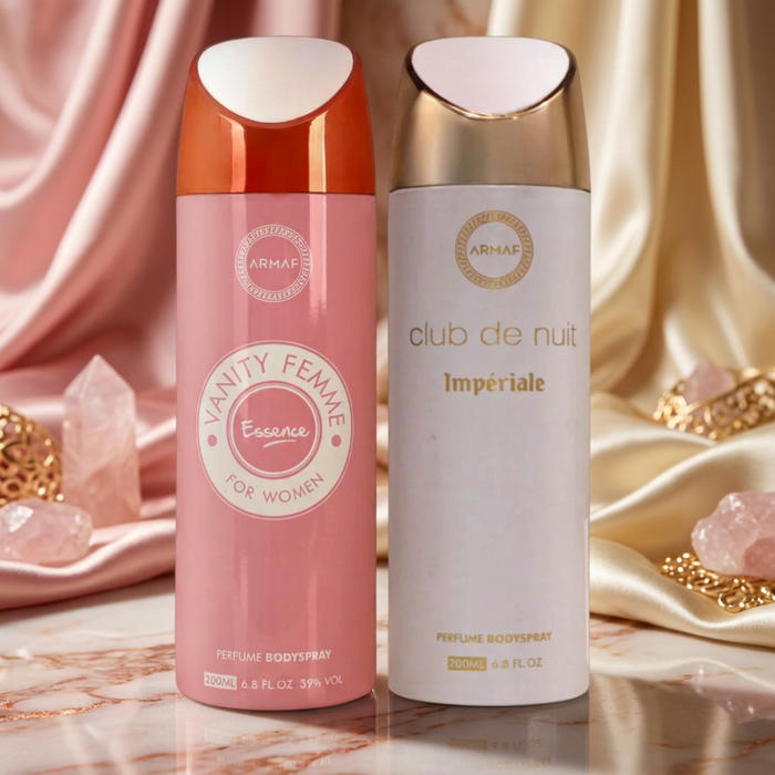 Armaf Club De Nuit Women & Imperiale Deodorants for Women - 200ML Each (Pack of 2)
