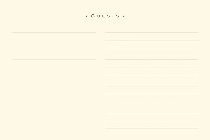 Artisan Guest Book - Midnight