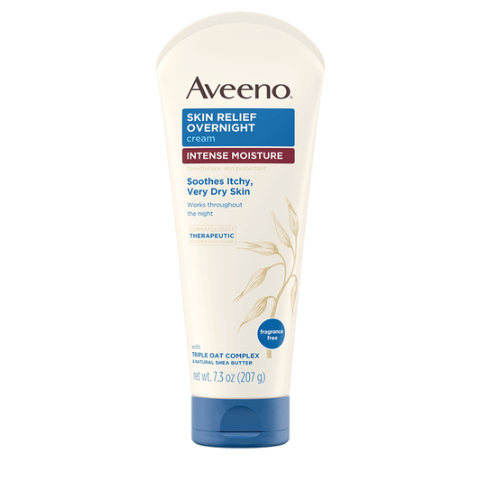 Aveeno Skin Relief Overnight Cream, 207 g