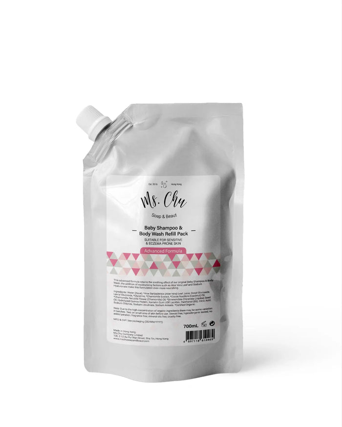 Baby Shampoo & Body Wash Refill Pack - Ms. Chu Soap & Beaut