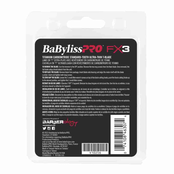 BaBylissPRO® FX3 Titanium Carbon-Nitride Ultra-Thin Replacement Blade - BUYBARBER.COM