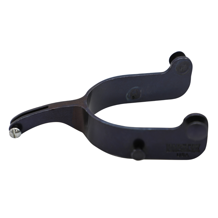 Barstow 5° Bareback Spurs - Turned Down